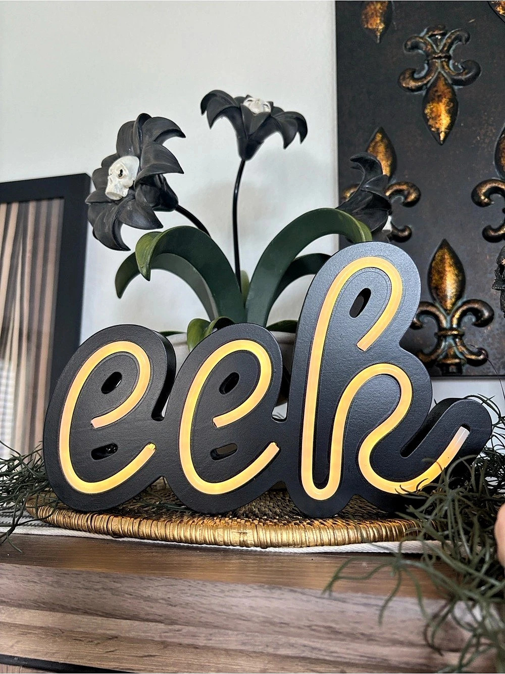 🆕”Eek” Light Up ‘Neon’ Table Sign